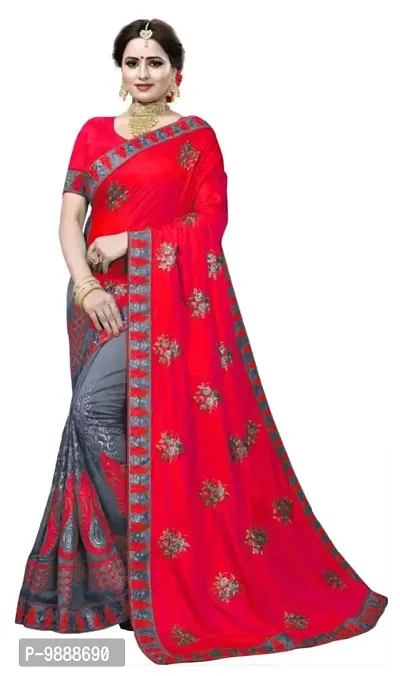 Latest Trendy Fency Self Designer, Multicolored, Embroidered Art Silk, Saree with Blouse piece-thumb0