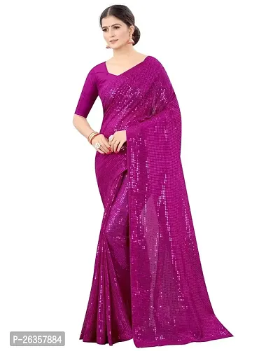 Classic Georgette Saree with Blouse piece for women-thumb0