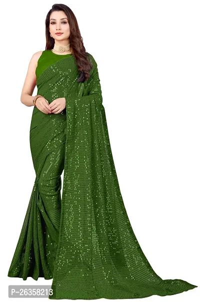 Classic Georgette Saree with Blouse piece for women