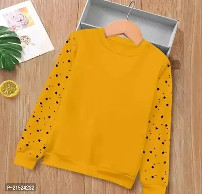 Attractive Yellow Cotton Printed Tshirt For Women-thumb0