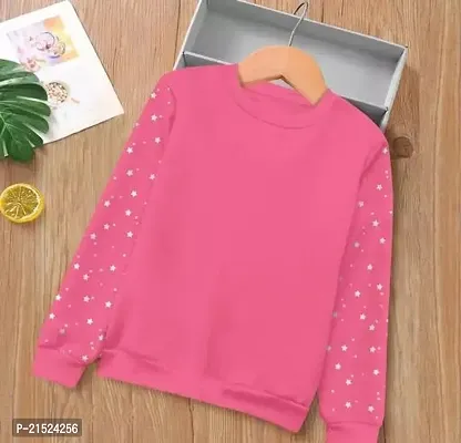 Attractive Pink Cotton Printed Tshirt For Women-thumb0