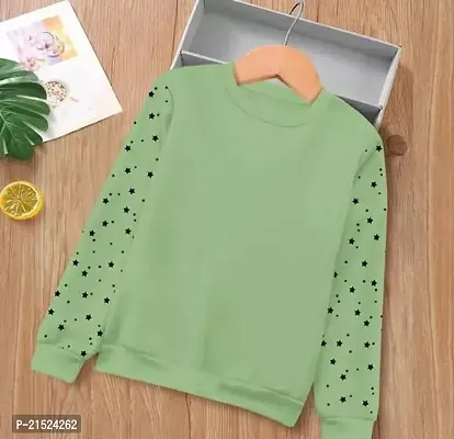 Attractive Green Cotton Printed Tshirt For Women-thumb0