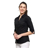 Stylish Regular Fit Solid Formal Casual Shirts for Women Formal/Casual Shirt-thumb3