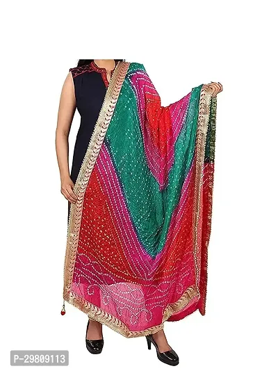 Trendy Silk Gota Patti Dupatta-thumb0