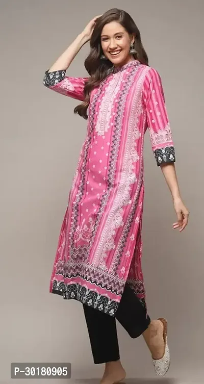 Fancy Crepe Printed Kurta For Women