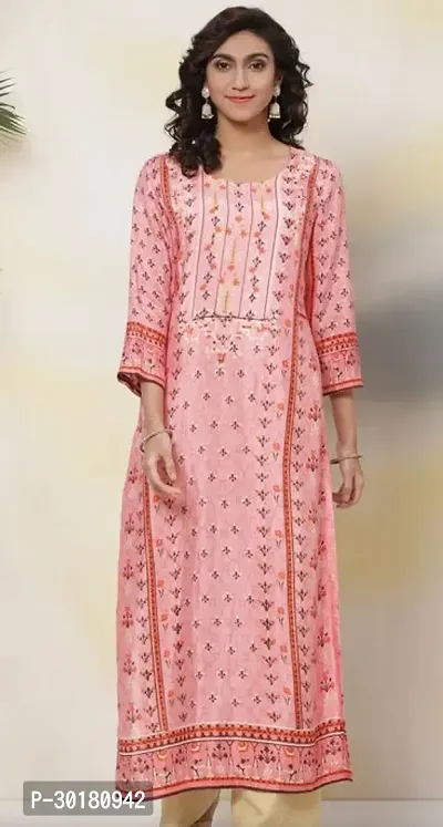 Fancy Crepe Printed Kurta For Women