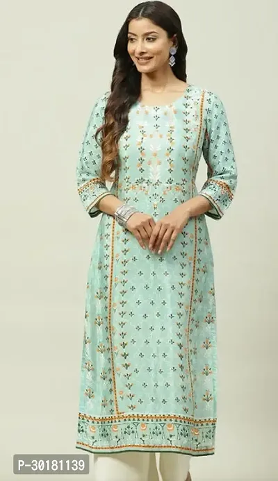 Fancy Crepe Printed Kurta For Women