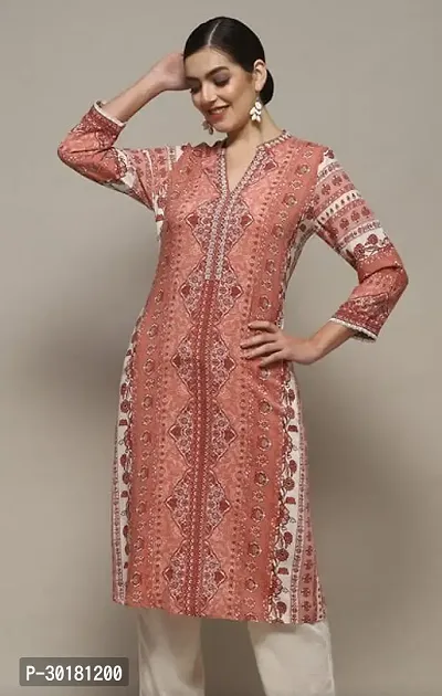 Fancy Crepe Printed Kurta For Women