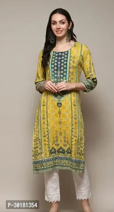 Fancy Crepe Printed Kurta For Women