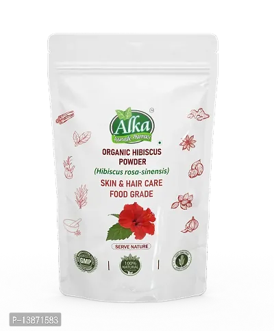 100% Pure  Organic Hibiscus Powder- 100gm-thumb0