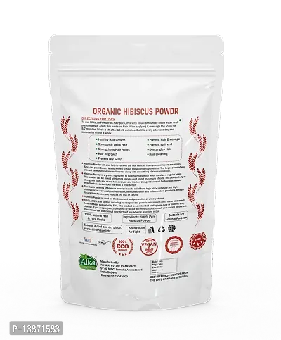 100% Pure  Organic Hibiscus Powder- 100gm-thumb2