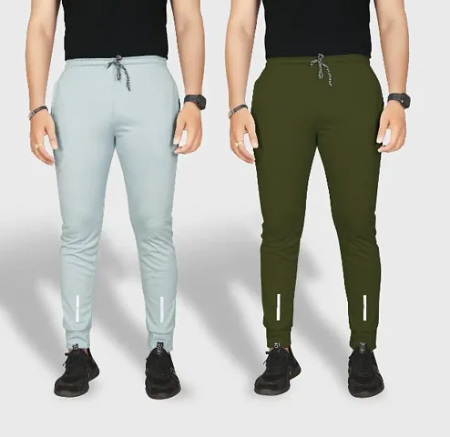 New Launched Linen Blend Regular Track Pants For Men 