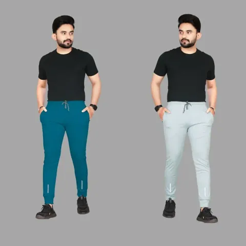 Best Selling Polyester Regular Track Pants For Men 