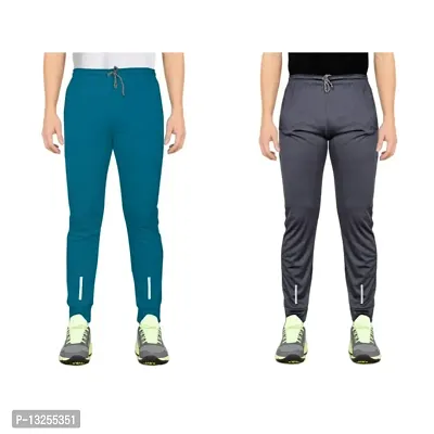 Buy Stylish Stretchable Solid Track Pants For Men Pack of 2 Online In India  At Discounted Prices