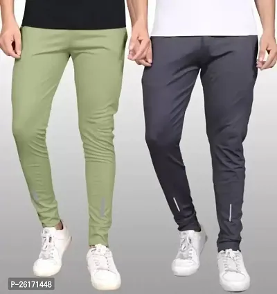 Classic Silk Track Pants For Men Pack of 2