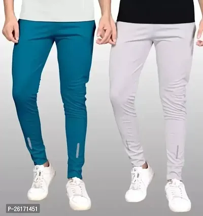 Classic Silk Track Pants For Men Pack of 2