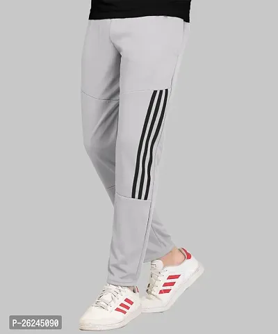 Classic Silk Solid Track Pants for  Men-thumb0