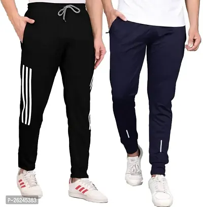 Classic Silk Track Pants for Men Pack of 2