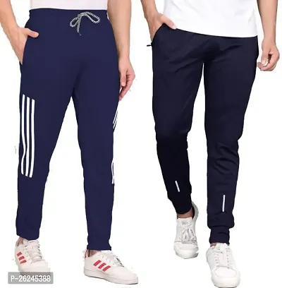 Classic Silk Track Pants for Men Pack of 2
