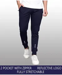 Classic Silk Track Pants for Men Pack of 2-thumb1