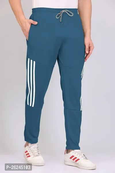 Classic Silk Solid Track Pants for  Men-thumb4