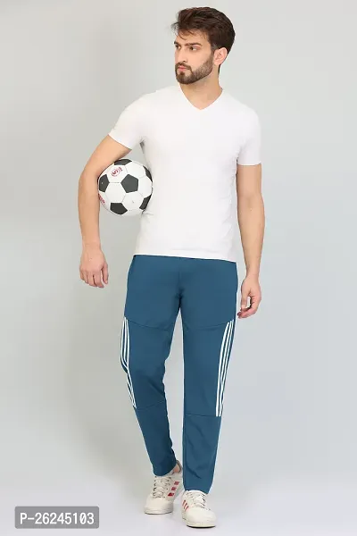 Classic Silk Solid Track Pants for  Men-thumb2