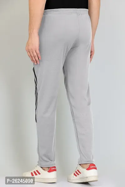Classic Silk Solid Track Pants for  Men-thumb2