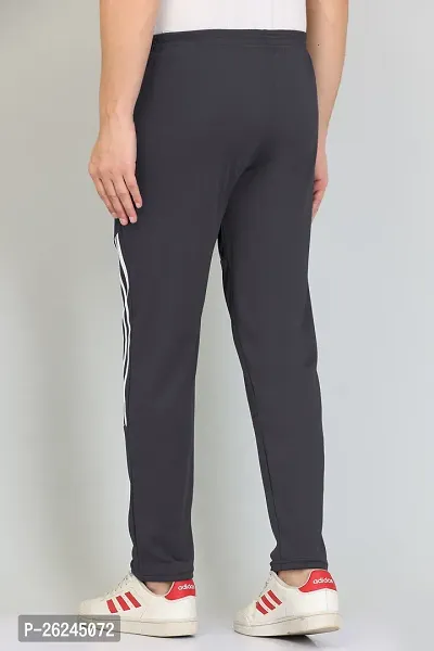 Classic Silk Solid Track Pants for  Men-thumb2