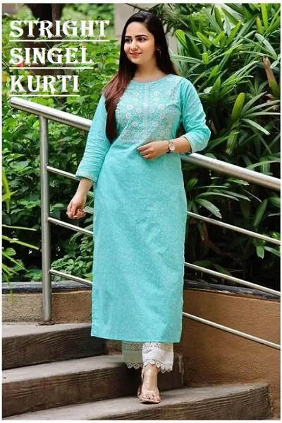 Rayon Printed Kurti with Pant Set