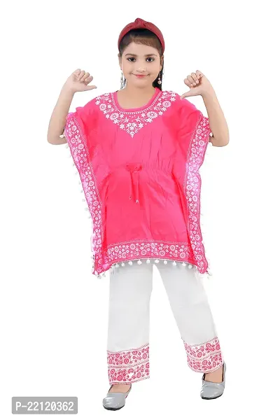 Fabulous girls printed kaftan set-thumb0