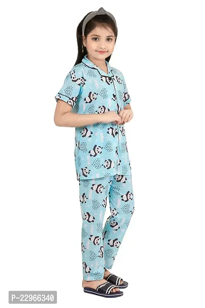 Stylish cotton printed night suit sets-thumb3