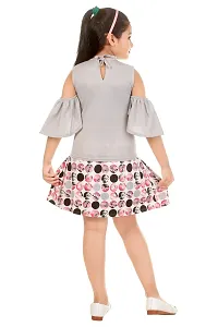 Girl's Solid top with skirt set-thumb2