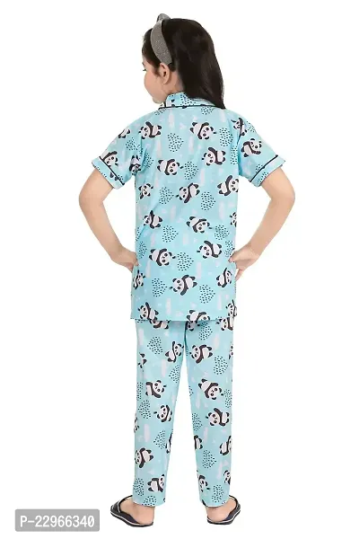 Stylish cotton printed night suit sets-thumb2