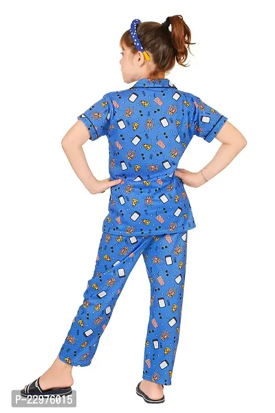 Stylish cotton printed night suit sets-thumb2