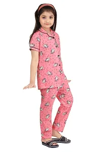 Stylish cotton printed night suit sets-thumb2