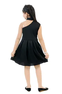 Girls stylish solid dress/frock-thumb1