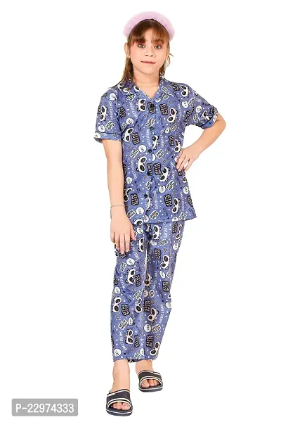 Burbn Stylish cotton blend printed night suit sets-thumb4