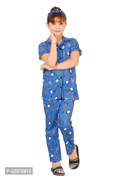 Stylish cotton printed night suit sets-thumb4