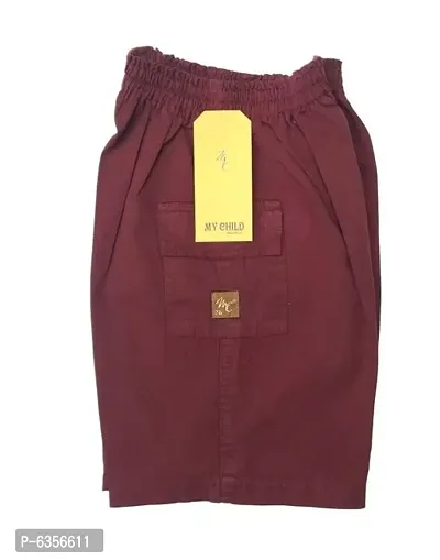 Elegant Cotton Self Pattern Shorts For Boys-thumb0
