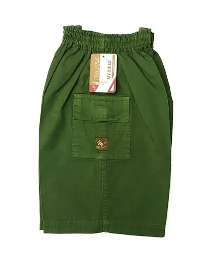 Kids Stylish Cotton Self Pattern Shorts For Boys