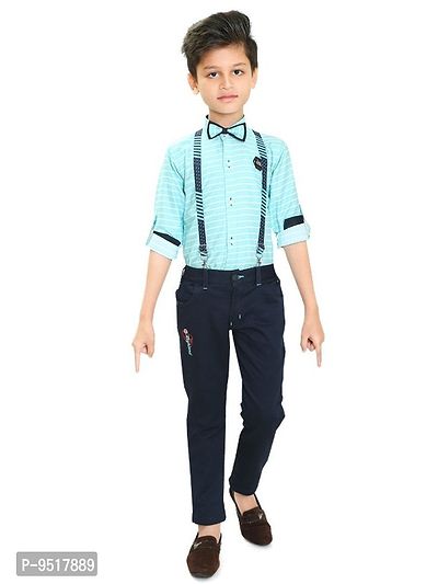Classy Cotton Shirt and Pant Set For Boys