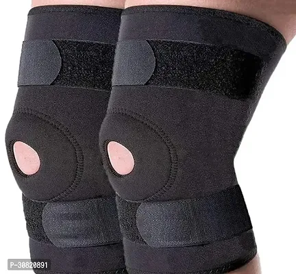 Ektaelite Rehab Adjustable Neoprene Open Patella Knee Cap Support-thumb0