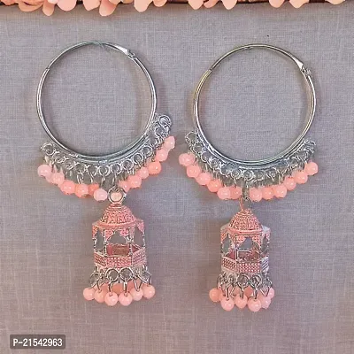 Stylish Jhumar Design Earring Beads Jhumki For Women And Girls-thumb0
