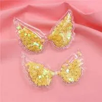 Hair Clips Set Cute Hairpin Transparent Filled With Star For Girls Kids And Baby Pack Of 1 Pair-thumb2