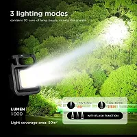 LED Mini COB Keychain and Magnetic Flashlight 800 Lumen Bright Flashlight USB Rechargeable Light 3 Light Modes for Workshop, Repairing, Emergency, Walking, Camping-thumb4