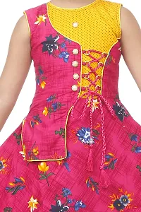 LR GIRLS Midi Frock Dress-Flowery-thumb4