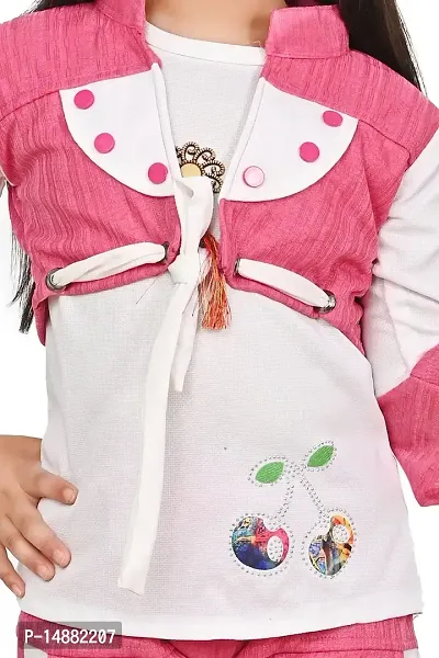 LR GIRLS Three Part Mini Jacket Girls Clothing Sets-thumb2