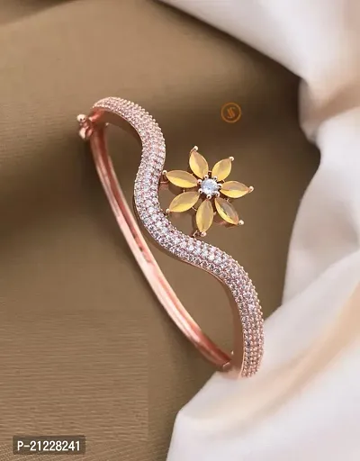 Elegant Golden Brass  Bangles/ Bracelets For Women