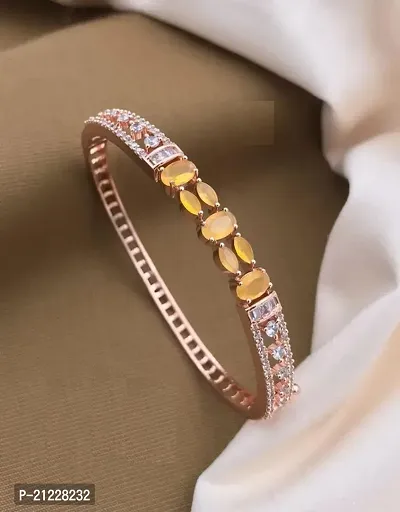 Elegant Golden Brass  Bangles/ Bracelets For Women