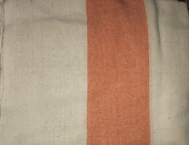 Pure Cotton Soft Blanket Chaddar Top Sheet (Orange) Pack of 2